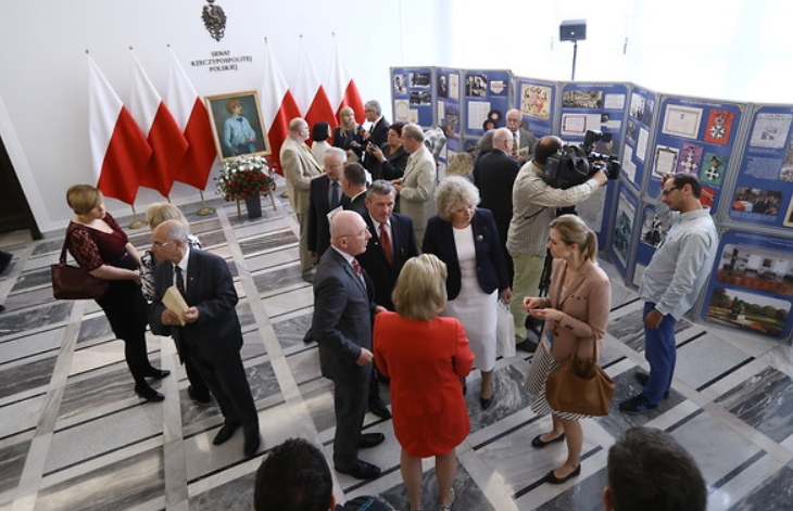 Wystawa o Paderewskim w Senacia. Zdjęcia: Katarzyna Czerwińska